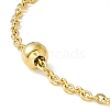 Vacuum Plating 304 Stainless Steel Satellite Chains Anklet for Women STAS-E001-25G-2