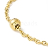 PVD Vacuum Plating 304 Stainless Steel Satellite Chains Anklet for Women STAS-E001-25G-2