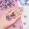 Acrylic & Resin & Polymer Clay Rhinestone European Beads FPDL-NB0001-02C-3