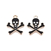 Halloween Theme Alloy Enamel Pendants PALLOY-N176-39B-RS-1