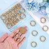 30Pcs Alloy Spring Gate Ring FIND-SP0001-48-3