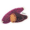 MIYUKI Seed Beads Walking Girls Brooch Making Kits DIY-H165-04A-1