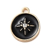 Zinc Alloy Enamel Pendants ENAM-Z011-01G-B-1