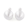 Round Ball Drawbench Brass Ear False Plugs for Women LS-EJEW-G391-24A-S-2
