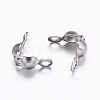 Tarnish Resistant 304 Stainless Steel Bead Tips LS-X-STAS-K146-071-8x4mm-1