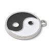 Alloy with Enamel Pendants PALLOY-D290-05P-2