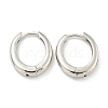 Rack Plating Brass Hoop Earrings EJEW-C102-30E-P-1