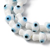 Handmade Evil Eye Lampwork Beads Strands LAMP-S069-01A-04-3