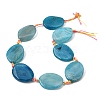 Natural Dragon Veins Agate Beads Strands G-P605-L02-09-2