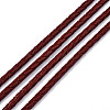 Braided Cowhide Leather Cord NWIR-N005-01A-6mm-2