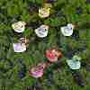 120Pcs 12 Colors Mini Resin Sequins Duck Home Display Decorations RESI-SZ0003-32-3