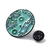 Medical Topics Word VACCINATED Virus Zinc Alloy Brooches JEWB-Z021-01D-3