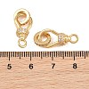 Brass Micro Pave Clear Cubic Zirconia Spring Ring Rings CU-CBA8264-05G-3