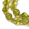 Natural Olive Quartz Beads Strands G-K387-A01-01-3