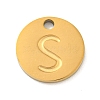 Ion Plating(IP) 304 Stainless Steel Pendants FIND-M017-02G-S-1