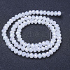 Electroplate Glass Beads Strands X-EGLA-A034-J8mm-B07-2