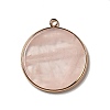 Natural Rose Quartz Pendants G-A213-01G-04-1