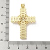 Rack Plating Brass Micro Pave Cubic Zirconia Pendants KK-F869-09G-3