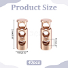 Alloy Cord Locks FIND-WH0367-98G-2
