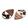 Epoxy Resin & Walnut Wood Pendants RESI-T057-11D-2