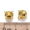 Tibetan Style Alloy Kitten Beads X-TIBEP-GC178-G-RS-4