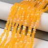 Imitation Jade Glass Beads Strands EGLA-A034-T2mm-MB05-2