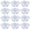 20Pcs Glass Bead Cone for Wind Chimes Making GLAA-SP0001-02-1