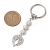 Tibetan Style Alloy Pendants Keychain KEYC-JKC00892-3