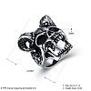 Men's Stainless Steel Finger Rings RJEW-BB29863-8-6