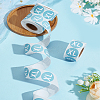 Coated Paper Self-adhesive Stickers AJEW-WH0816-175E-1