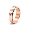 Rotatable Stainless Steel Finger Ring PW-WGC6D1D-01-1