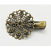 Iron Alligator Hair Clip Findings X-PHAR-B014-AB-1