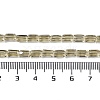Electroplate Glass Beads Strands GLAA-Q101-02A-PL06-4