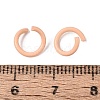 Spray Painted Iron Open Jump Rings IFIN-T017-04B-20-2