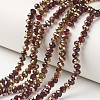 Electroplate Transparent Glass Beads Strands LS-EGLA-A034-T4mm-O04-1