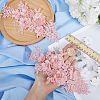 Flower Pattern Polyester Embroidered Lace Appliques DIY-WH0308-455A-3