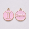 Alloy Enamel Pendants ENAM-S124-01B-09I-1