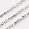 304 Stainless Steel Cable Chains CHS-K002-02-1.5mm-1