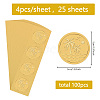 Self Adhesive Gold Foil Embossed Stickers DIY-WH0575-059-2