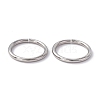 Non-Tarnish 304 Stainless Steel Open Jump Rings X-STAS-C040-01G-P-4