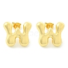 Rack Plating Brass Earrings EJEW-S222-01G-W-1