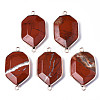 Natural Red Jasper Links Connectors G-S359-280G-1