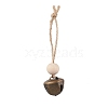 Iron Bell Pendant Decoration HJEW-JM02228-01-1