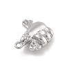 Brass Micro Pave Cubic Zirconia Pendants LS-KK-D283-20P-2