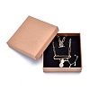 Square Kraft Paper Jewelry Boxes CBOX-L008-002-3