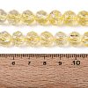 Crackle Transparent Glass Beads Strands GLAA-N063-10mm-09-2