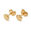 Brass Earrings EJEW-O003-01F-G-1