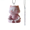 Acrylic Cat Shape Pendant Decorations PW-WG53CC4-01-1