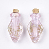 Luminous Handmade Gold Sand Lampwork Pendants LAMP-S177-03G-1