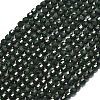 Synthetic Green Goldstone Beads Strands G-A260-A17-01-2